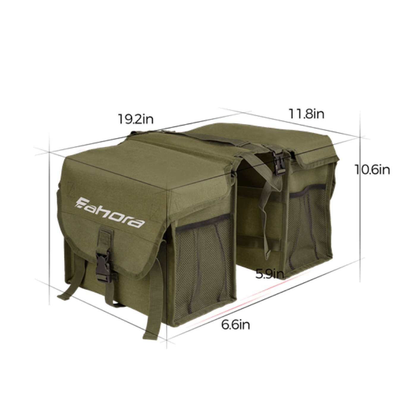 Eahora Rear Saddle Bag (30-50L)