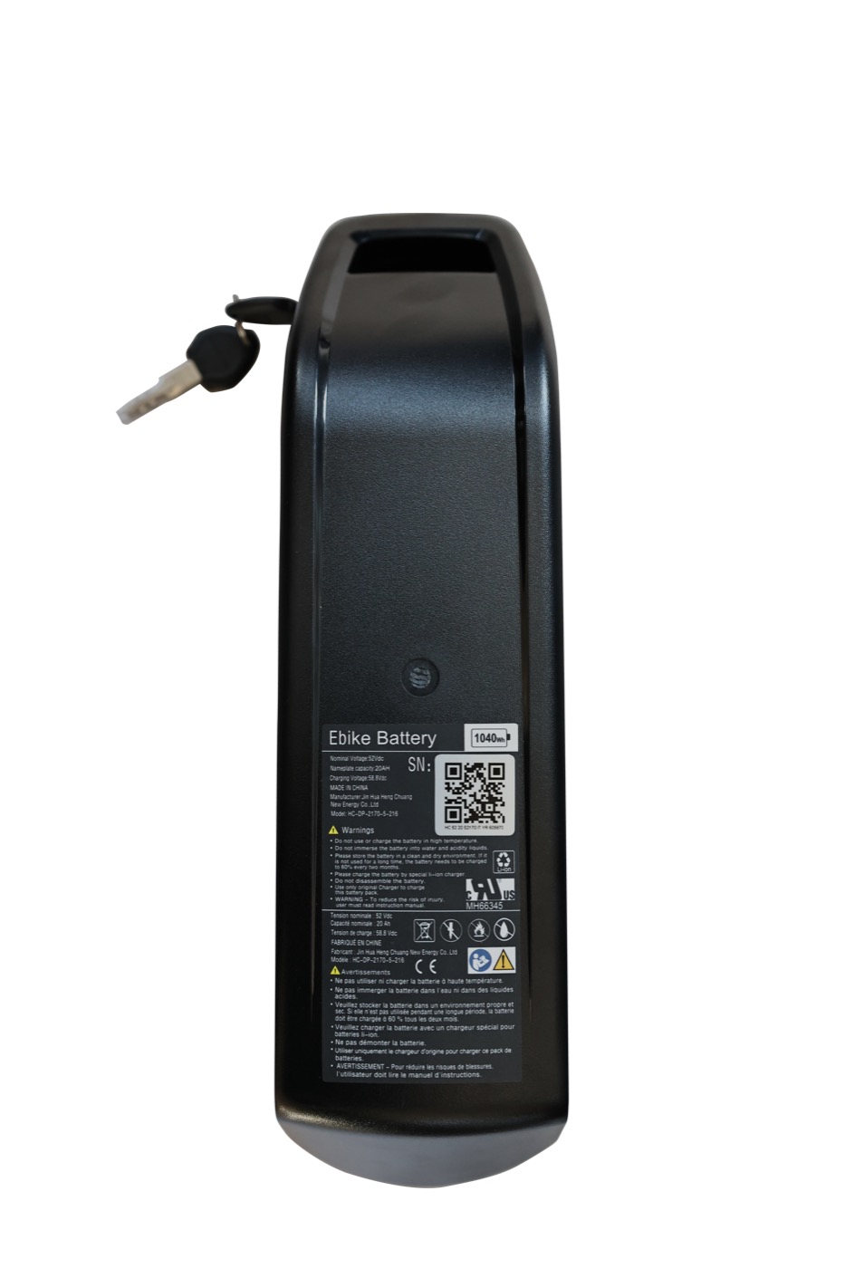 2nd 52V 20AH Battery Kit For SL 750W Bikes