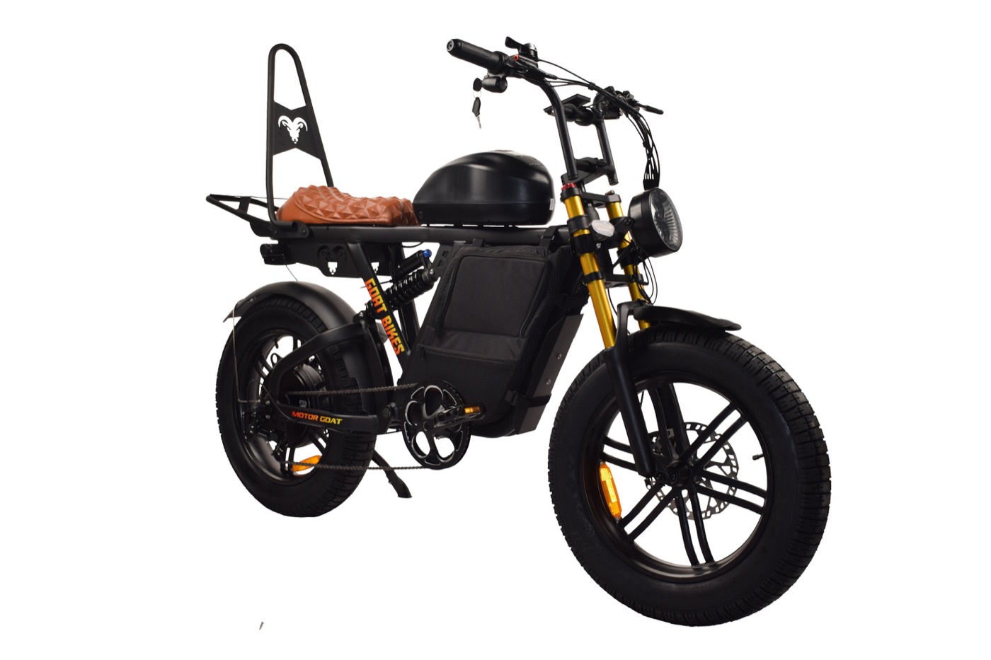 Backrest and Cargo Rack for Motor Goat and Power Goat