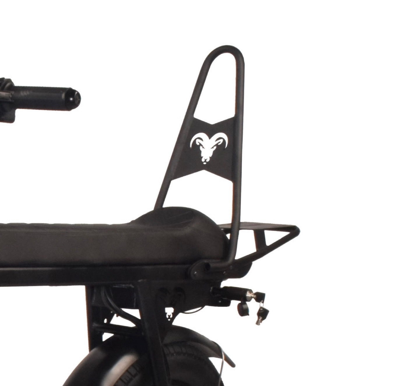 Backrest and Cargo Rack for Motor Goat and Power Goat