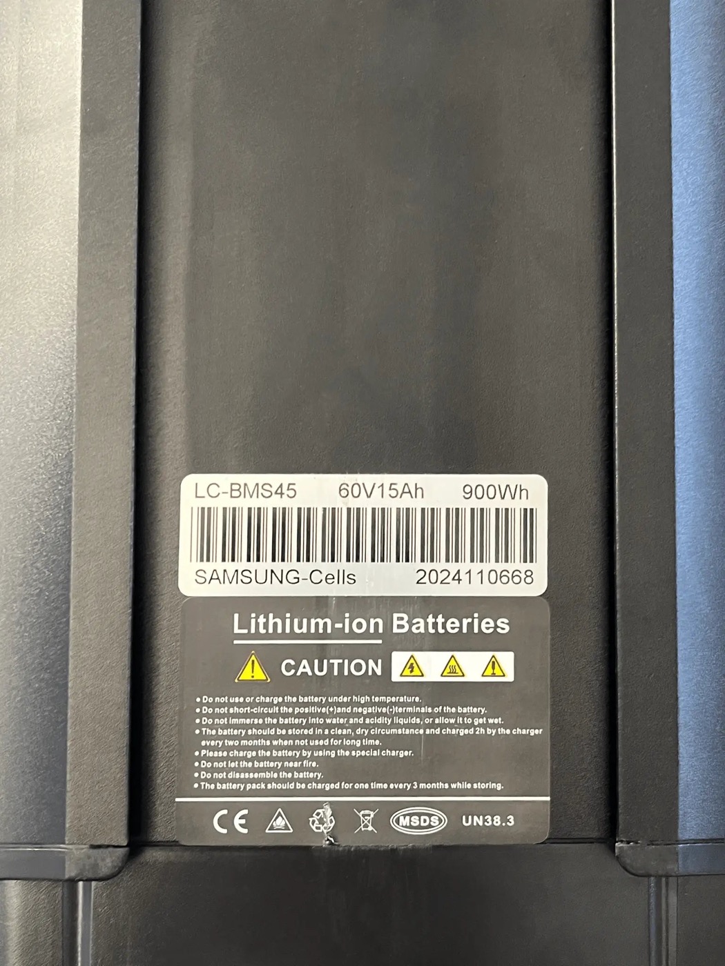 Wired Rear Battery for 2024+ Freedom/Cruiser & 60V Predator