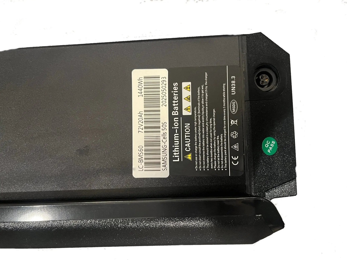 Wired 72V Front Battery (Predator/Warrior/Scout)