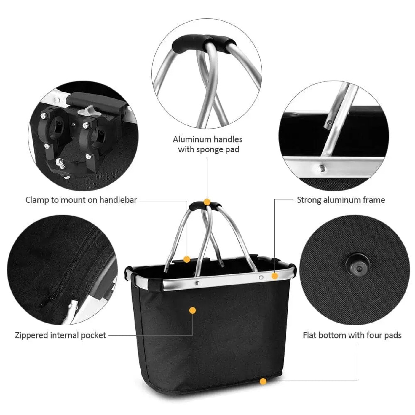 Detachable Handlebar Basket