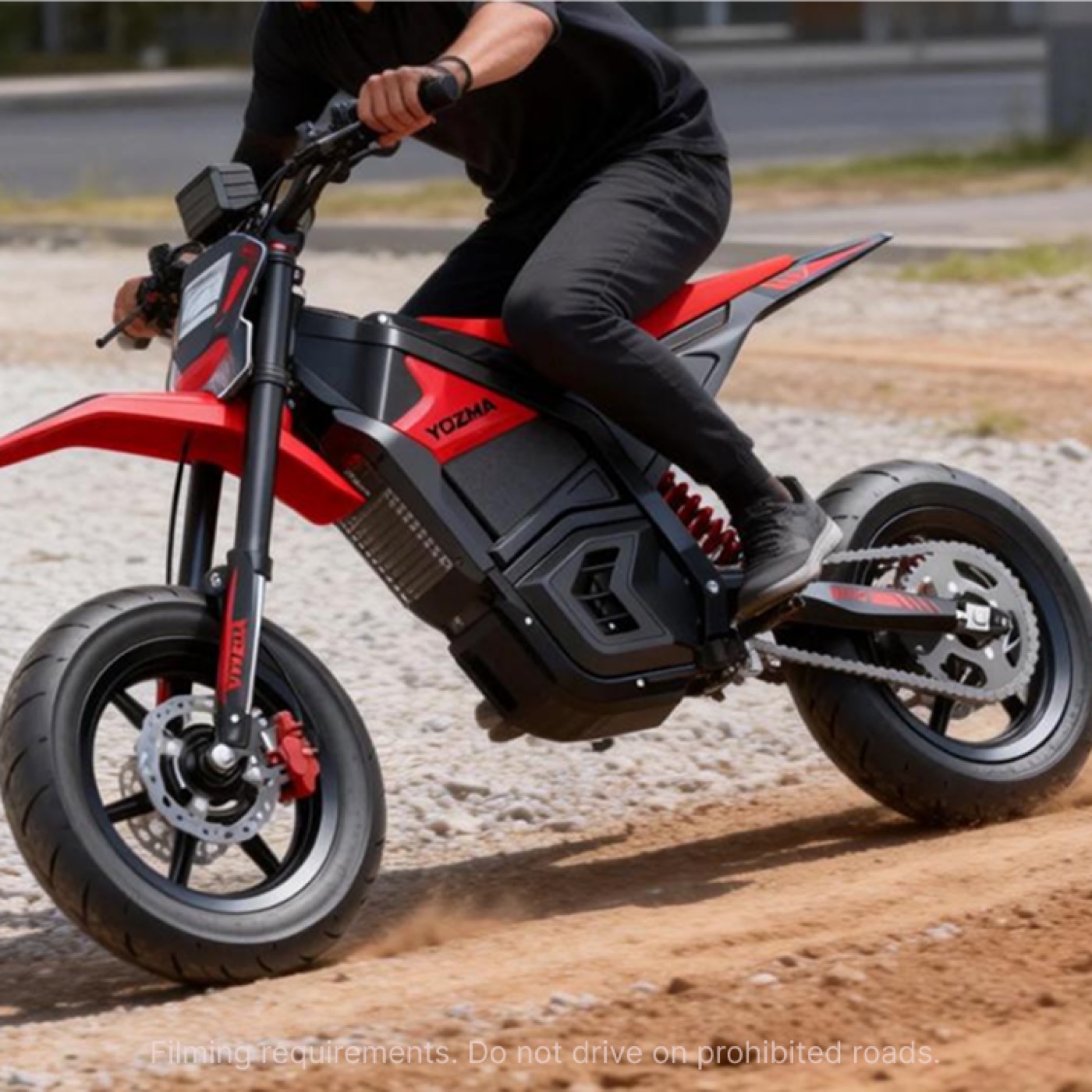 Yozma Electric Dirt Bike Street Tire Set (Front & Rear) – IN 10 Only