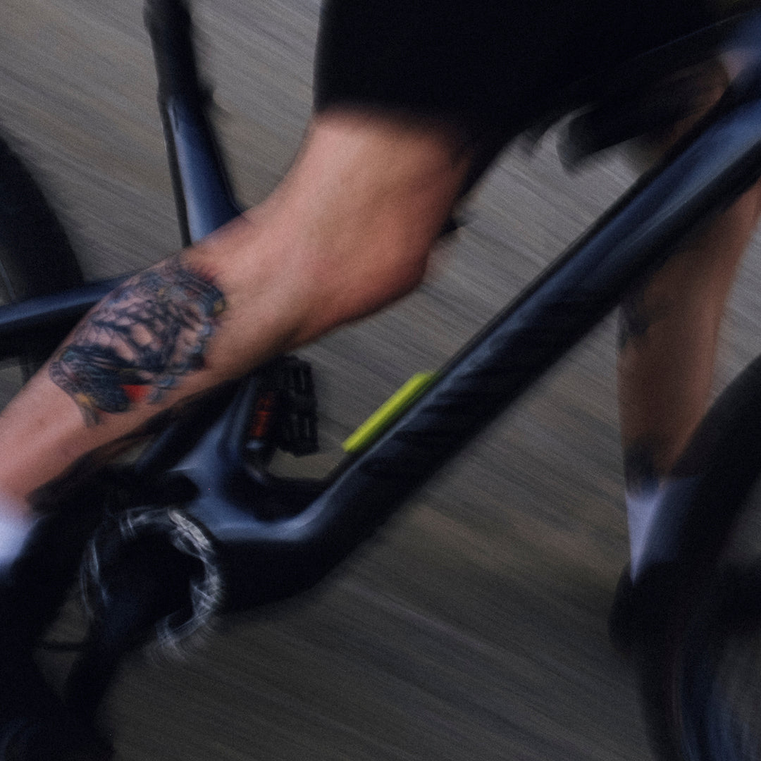 Knog Scout on a bike with neon silicone cover