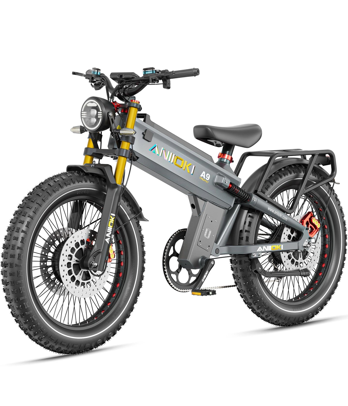 Aniioki A9 Pro Max Dual Motor 2.0 in Matte Gray