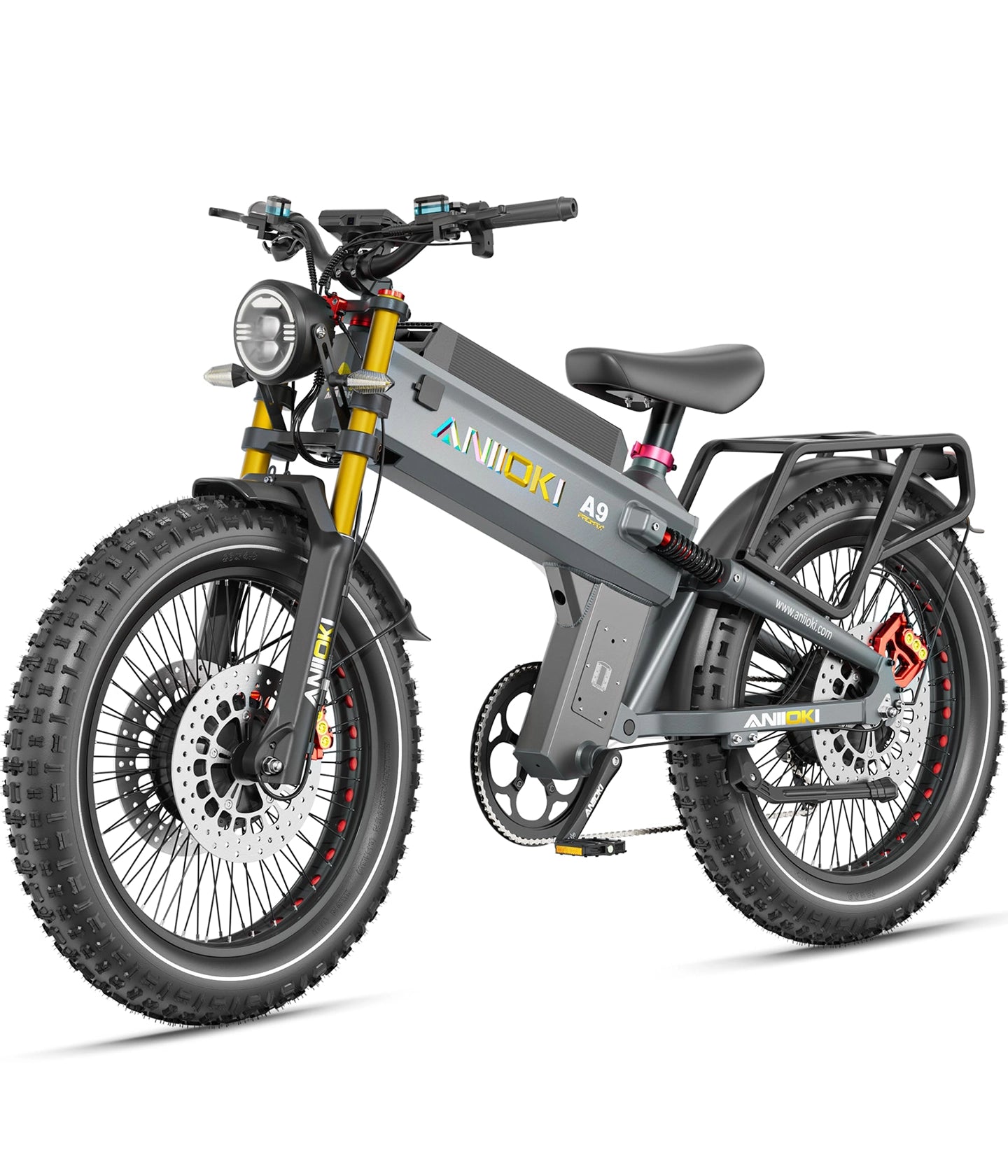 Aniioki A9 Pro Max Dual Motor 3.0 in Matte Gray