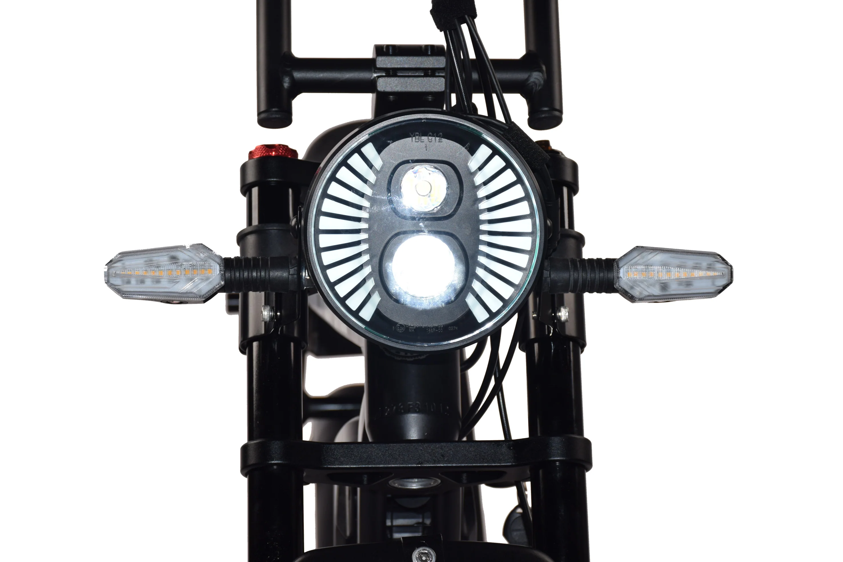 LED headlight and front turn signals