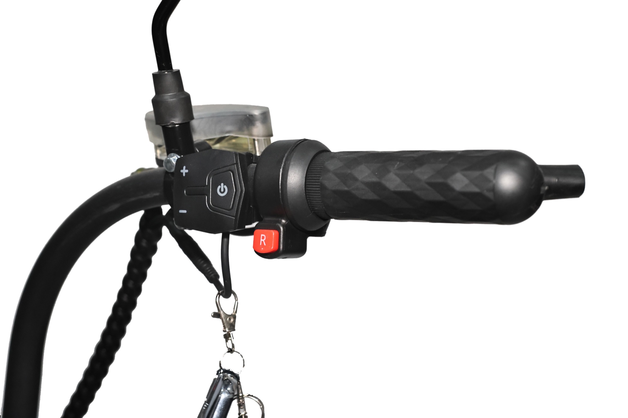 Grip, brake lever and horn button