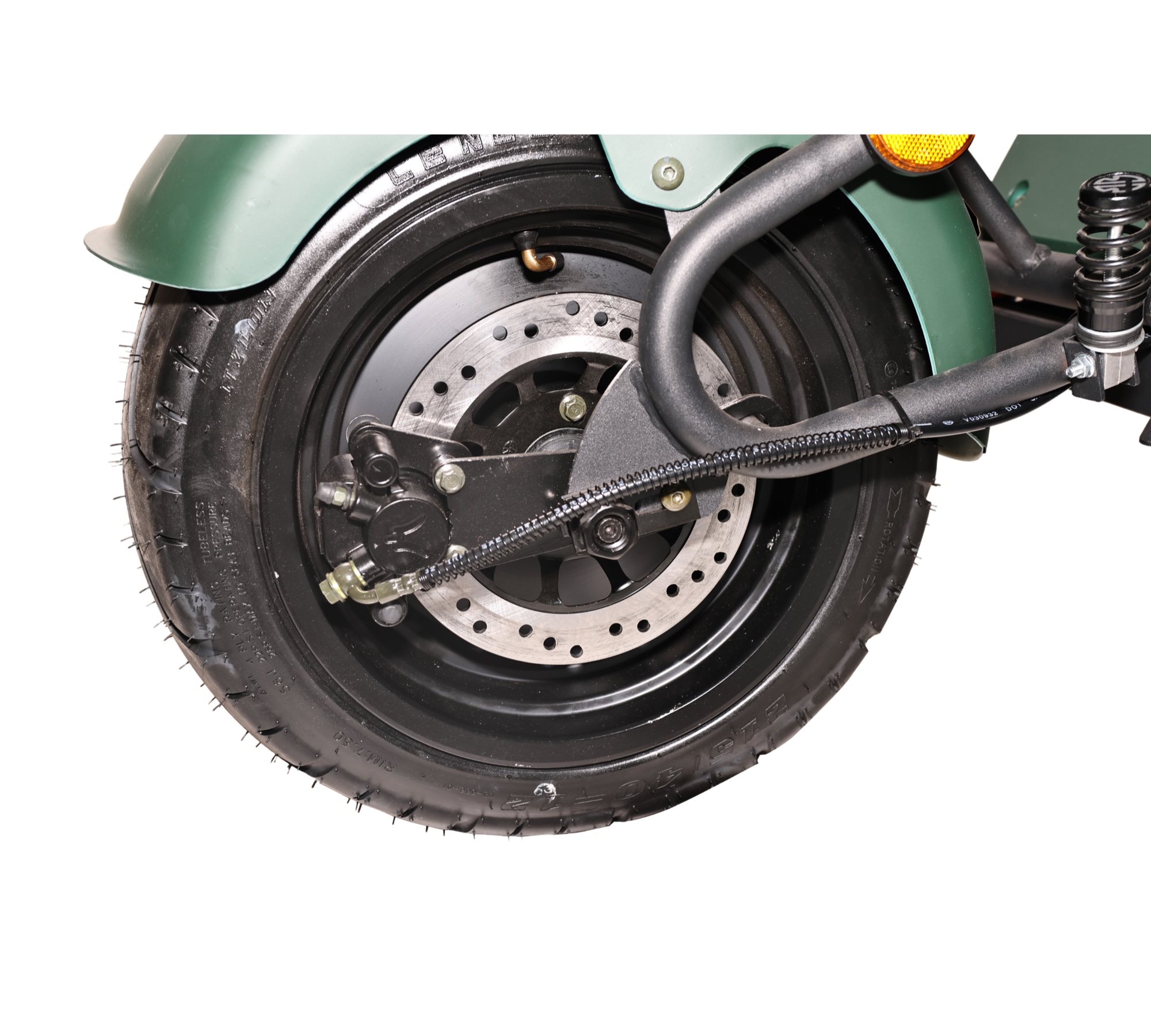 Rear disc and swingarm