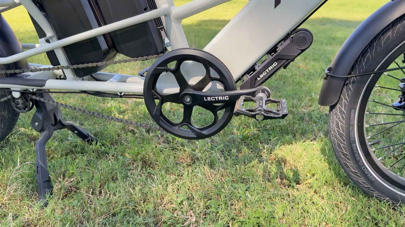 Chainring and crankset on the XPedition 2.0