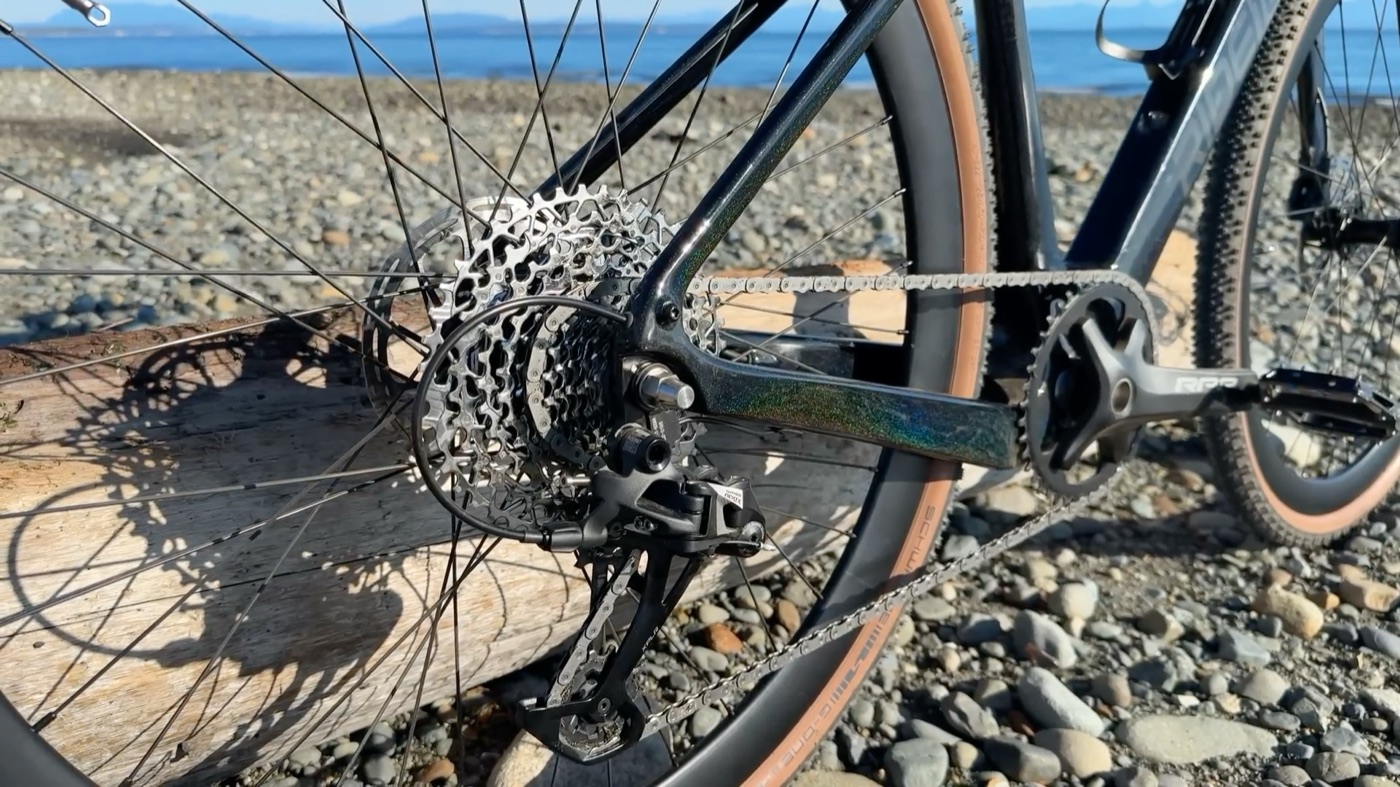 SRAM 12-speed 11-44T cassette and rear derailleur