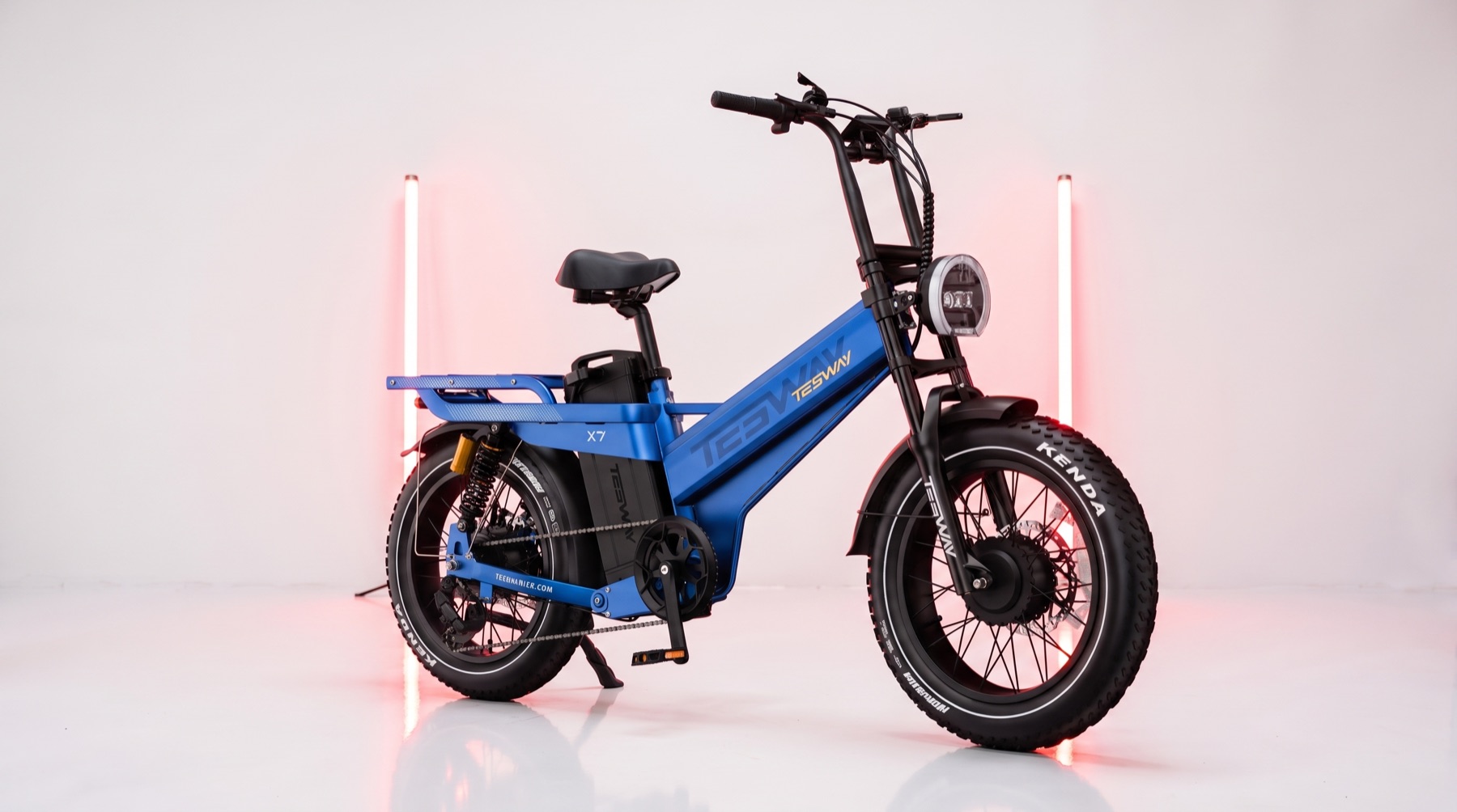 Tesway X7 AWD full-suspension long-range e-bike