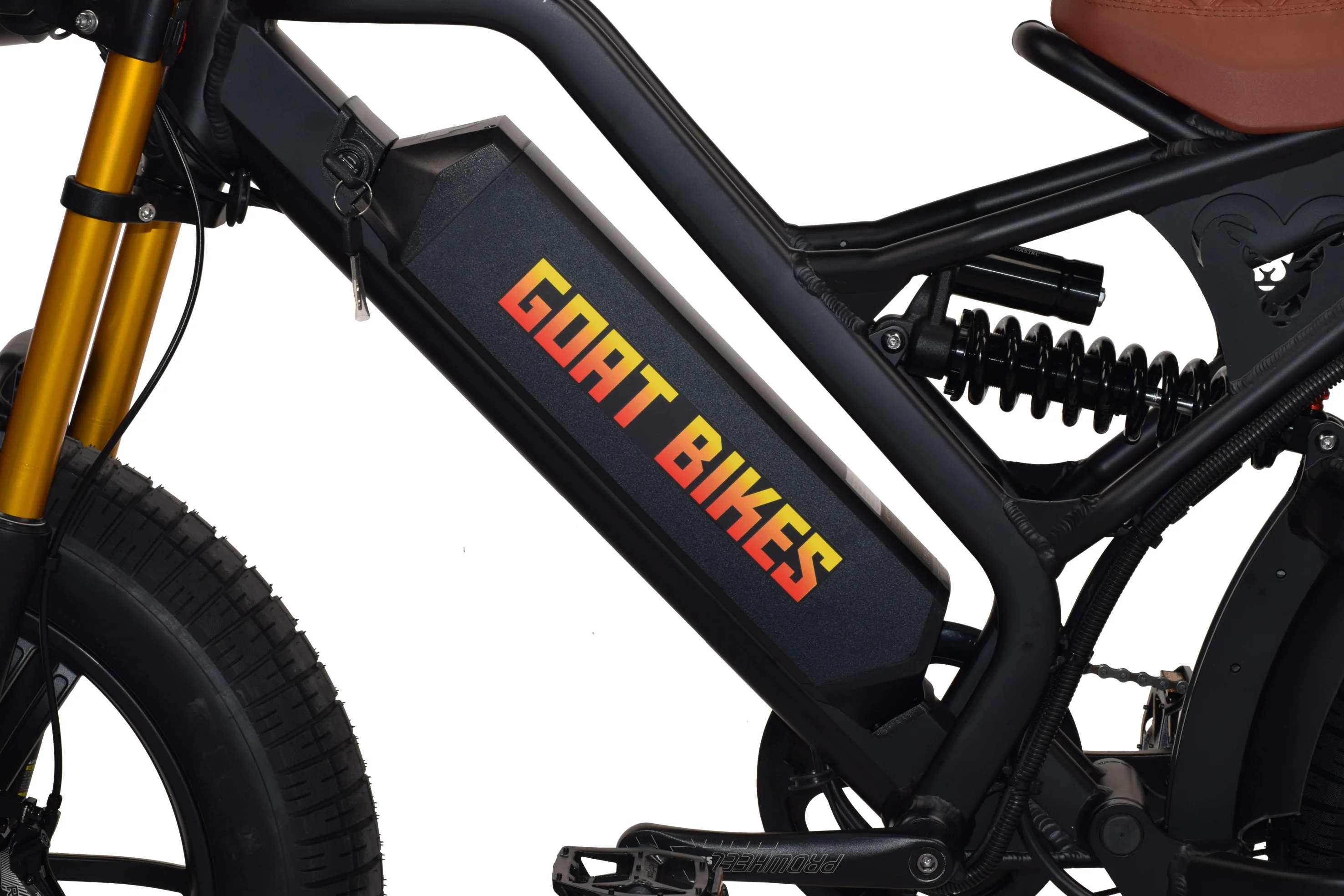 Billy Goat V3 reinforced alloy frame and FASTACE coil rear shock