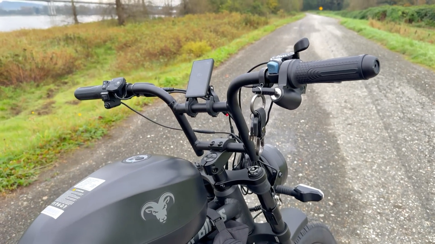 Motor Goat cockpit over the tank