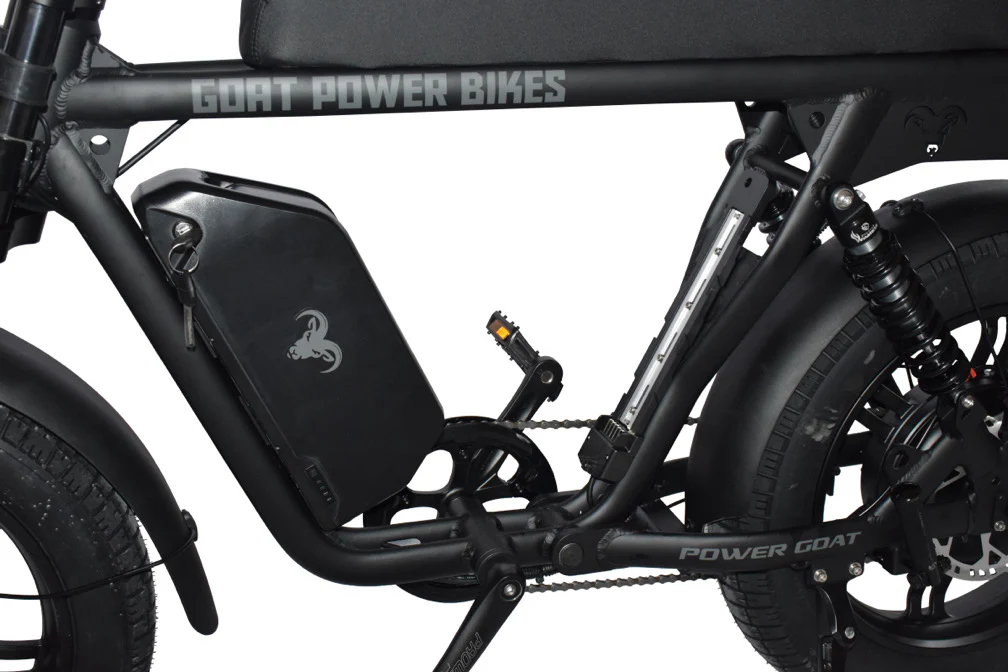 Power Goat V3 reinforced alloy café-racer frame and battery